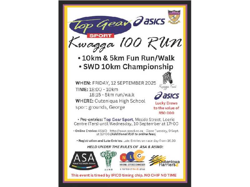Kwagga 100 Run