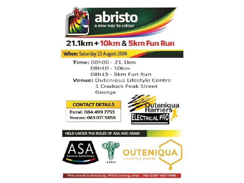 Abristo Half Marathon 10km 2026