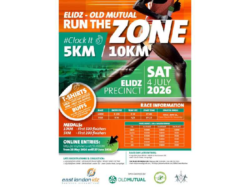 ELIDZ - Old Mutual Run the Zone 10km and 5km
