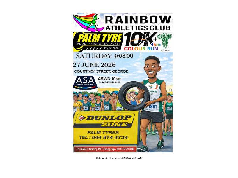 Palm Tyres 10K and 4km Colour Run